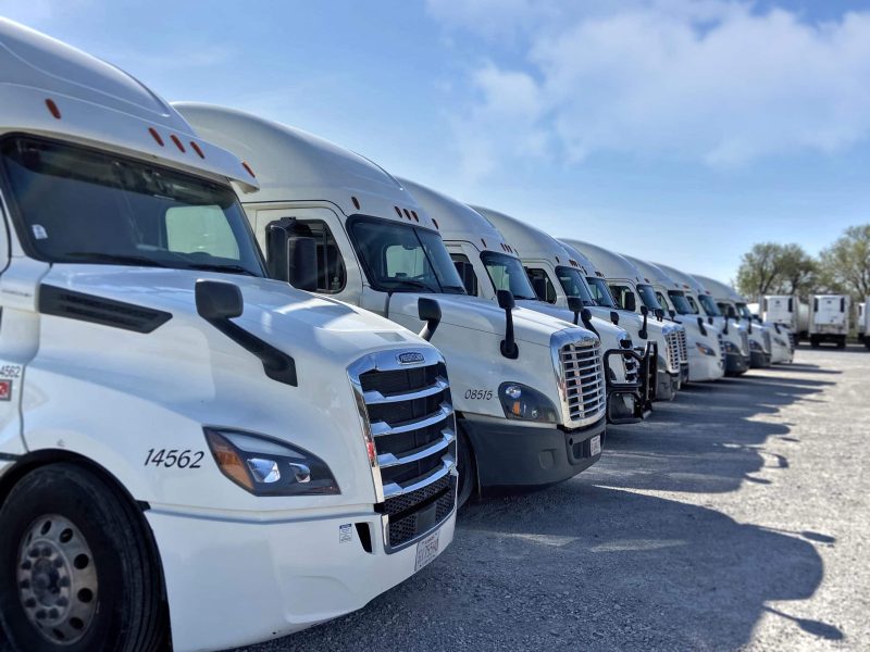 J&Amp;H Trucking Fleet Retouch