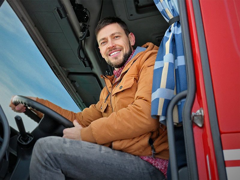 Wichita Truck Driver Man Happy Smiling